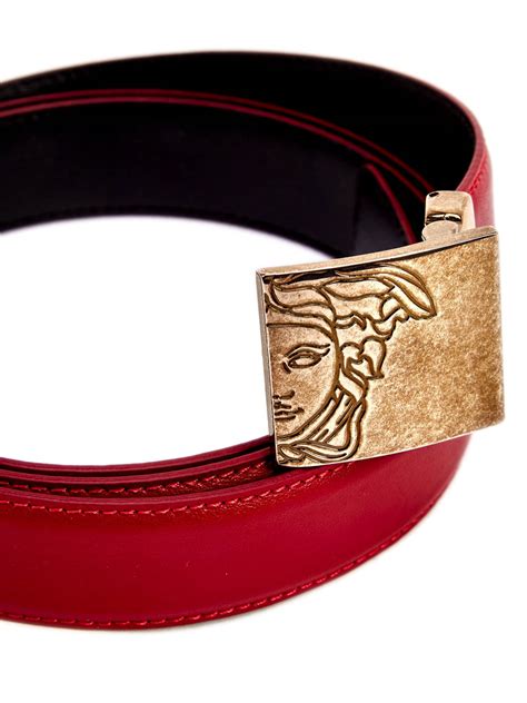 ceinture versace rouge|Versace .